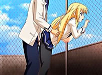 anime schoolgirl getting tentacle