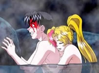 red head hentai titjob