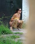 pee girl outdoor